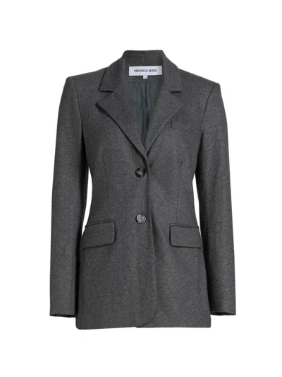 Veronica Beard Women's Ryanne Wool-blend Single-breasted Jacket In Gray