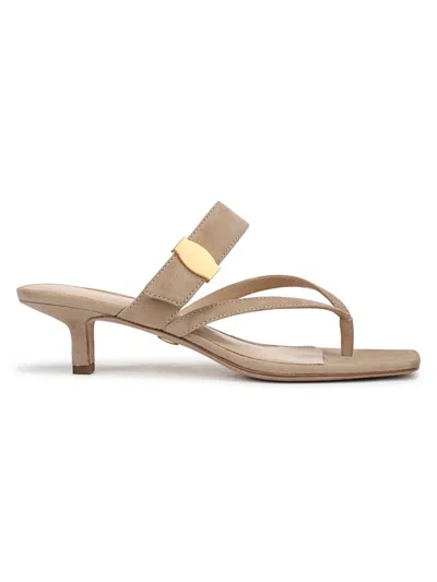 Veronica Beard 45mm Salva Dash Suede Thong Sandals In Multi