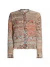 Veronica Beard Sariyah Knit Jacket In Multi