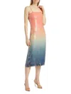 Veronica Beard Leda Sequin Midi Dress In Ombre Multi