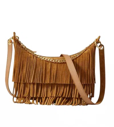 Veronica Beard Women's Small Fringe Fortune Bag In Acorn In Brown