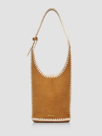 Veronica Beard Women's Small Whipstitch Suede Loop Bag In Multi