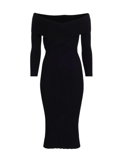 Veronica Beard Women's Soraya Off-the-shoulder Body-con Dress In Black