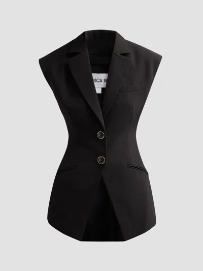 Veronica Beard Women's Sorenne Tailored Vest In Black