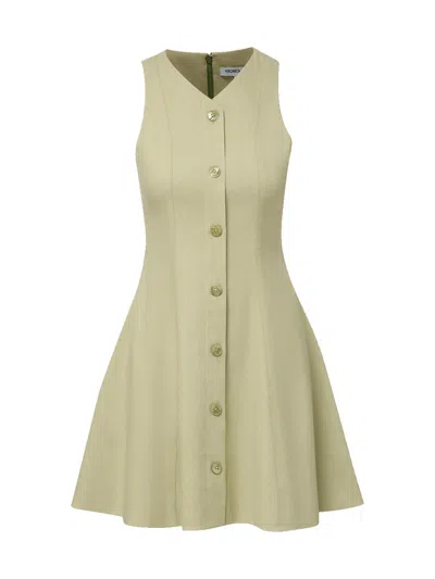 Veronica Beard Women's Steiner Button-front Minidress In Green