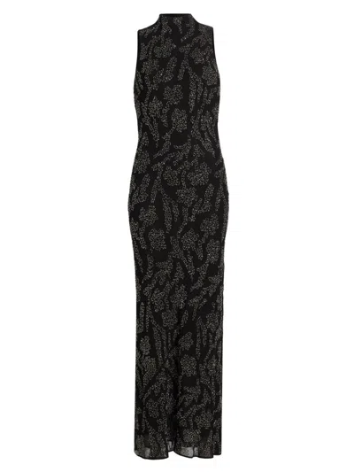 Veronica Beard Women's Sylven Beaded Silk Georgette Maxi Dress In Black