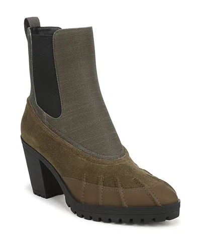 Veronica Beard Women's Taryn Leather High Heel Chelsea Boots In Burgundy