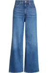 Veronica Beard Women's Taylor Cropped High-rise Wide Leg Jean, Serendipity In Blue