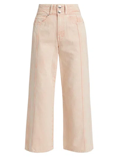 Veronica Beard Women's Taylor Double Cropped High-rise Wide-leg Jeans