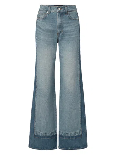 Veronica Beard Women's Taylor High-rise Wide-leg Jeans In Blue