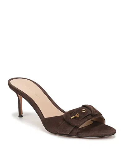 Veronica Beard Women's Tia Buckle Sandals In Brown