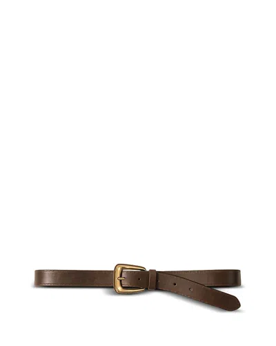 Veronica Beard Women's Trailblazer Arch Leather Belt In Brown