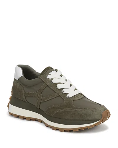 Veronica Beard Valentina Sneaker In Stone Army