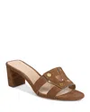 Veronica Beard Women's Via Studded Slide Sandals In Brown