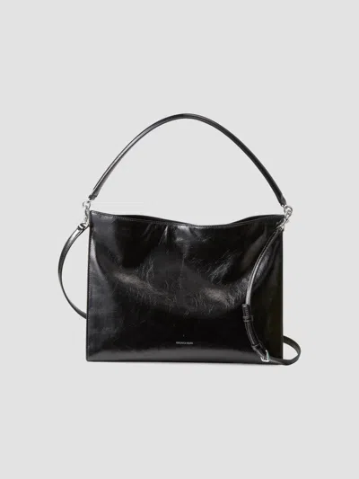 Veronica Beard Women's Vida Leather Shoulder Bag In Black