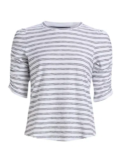 Veronica Beard Women's Waldorf Striped Cotton T-shirt In Multi