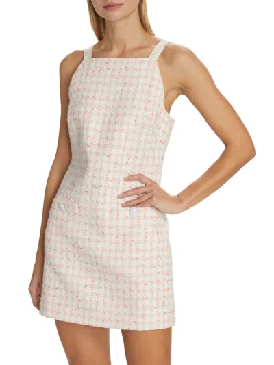 Veronica Beard Women's Xochi Tweed Sheath Dress In Off White Coral
