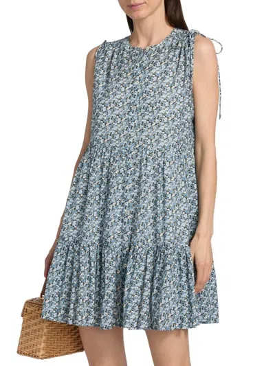 Veronica Beard Women's Yulianna Floral Cotton-blend Minidress In Multi