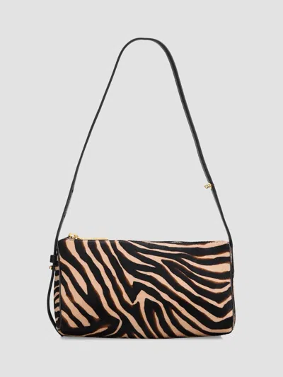 Veronica Beard Women's Ziger Prism Calf Hair Shoulder Bag In Tan