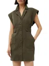 VERONICA BEARD WOMENS COLLARED SHORT SHIRTDRESS