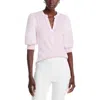 VERONICA BEARD WOMENS COTTON BLEND PUFF SLEEVE BLOUSE