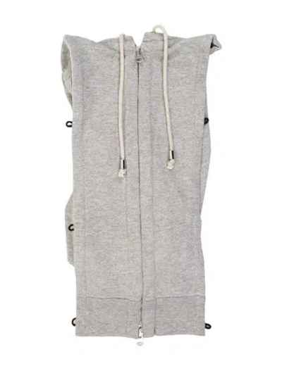 Pre-owned Veronica Beard Womens' Cotton Dickey In Gray