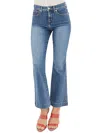 Veronica Beard Carson High-rise Flared Jeans In Multi