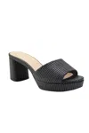 Veronica Beard Dali Platform Slide Sandal In Black