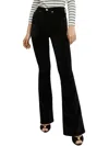 Veronica Beard Sheridan Cotton-blend Velvet Flared Pants In Black