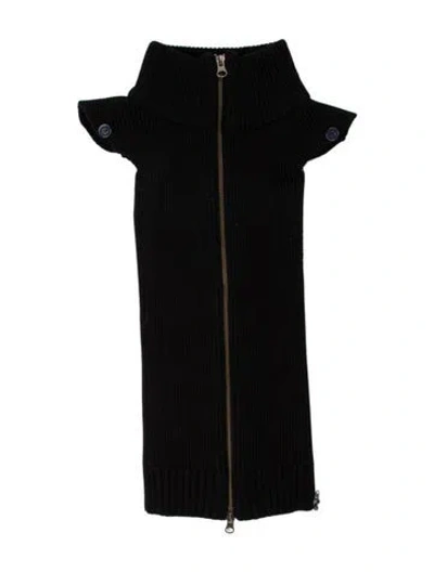 Pre-owned Veronica Beard Womens Wool Dickey In Black