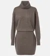 Veronica Beard Pulloverkleid Aus Wolle Und Kaschmir In Brown