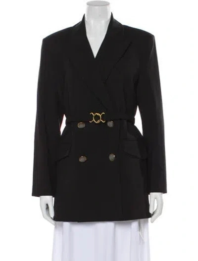 Pre-owned Veronica Beard Wool Blazer In Black