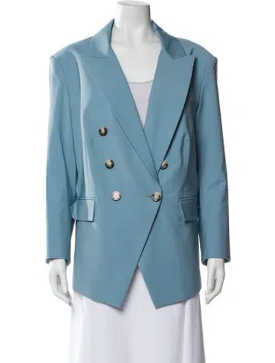 Pre-owned Veronica Beard Wool Blazer In Blue