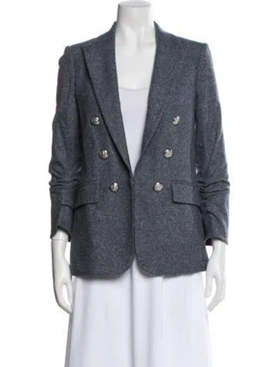 Pre-owned Veronica Beard Wool Blazer In Blue