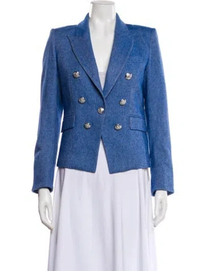Pre-owned Veronica Beard Wool Blazer In Blue