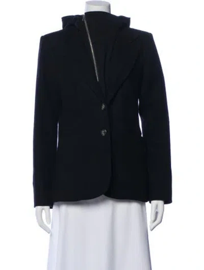 Pre-owned Veronica Beard Wool Blazer In Blue