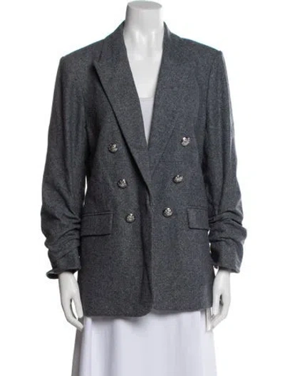 Pre-owned Veronica Beard Wool Blazer In Blue