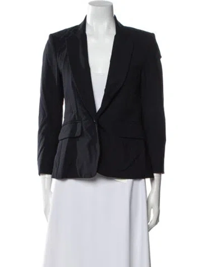 Pre-owned Veronica Beard Wool Blazer In Blue