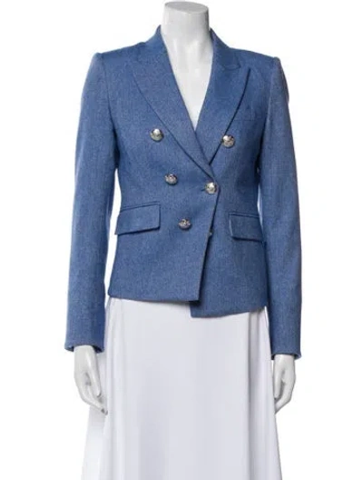 Pre-owned Veronica Beard Wool Blazer In Blue