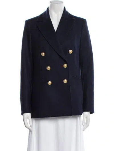 Pre-owned Veronica Beard Wool Blazer In Blue