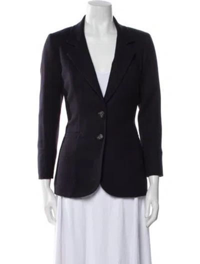 Pre-owned Veronica Beard Wool Blazer In Blue