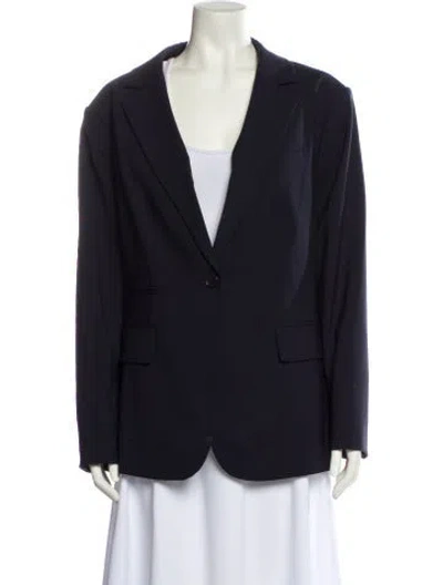 Pre-owned Veronica Beard Wool Blazer In Blue
