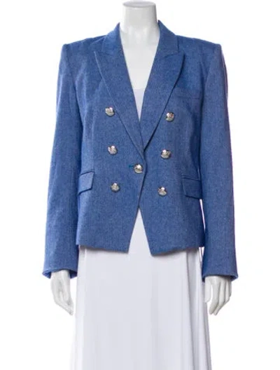 Pre-owned Veronica Beard Wool Blazer In Blue