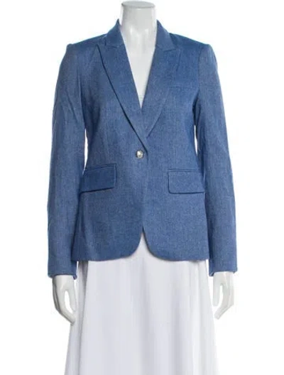 Pre-owned Veronica Beard Wool Blazer In Blue