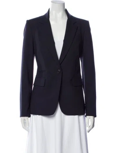 Pre-owned Veronica Beard Wool Blazer In Blue