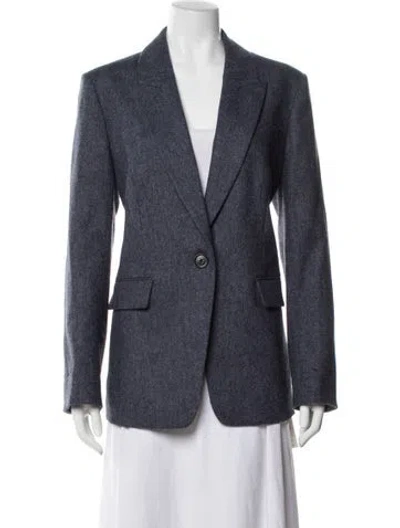Pre-owned Veronica Beard Wool Blazer In Blue