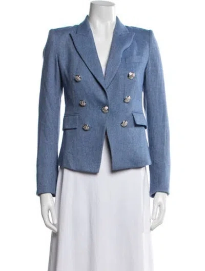 Pre-owned Veronica Beard Wool Blazer In Blue