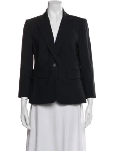 Pre-owned Veronica Beard Wool Blazer In Blue