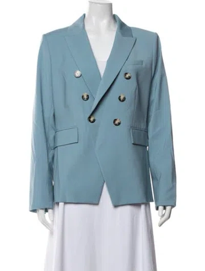Pre-owned Veronica Beard Wool Blazer In Blue