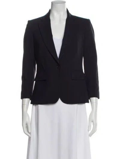 Pre-owned Veronica Beard Wool Blazer In Blue